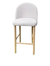 Taburete BARI: Modelo beige y flores
