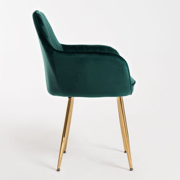 silla monkey terciopelo verde