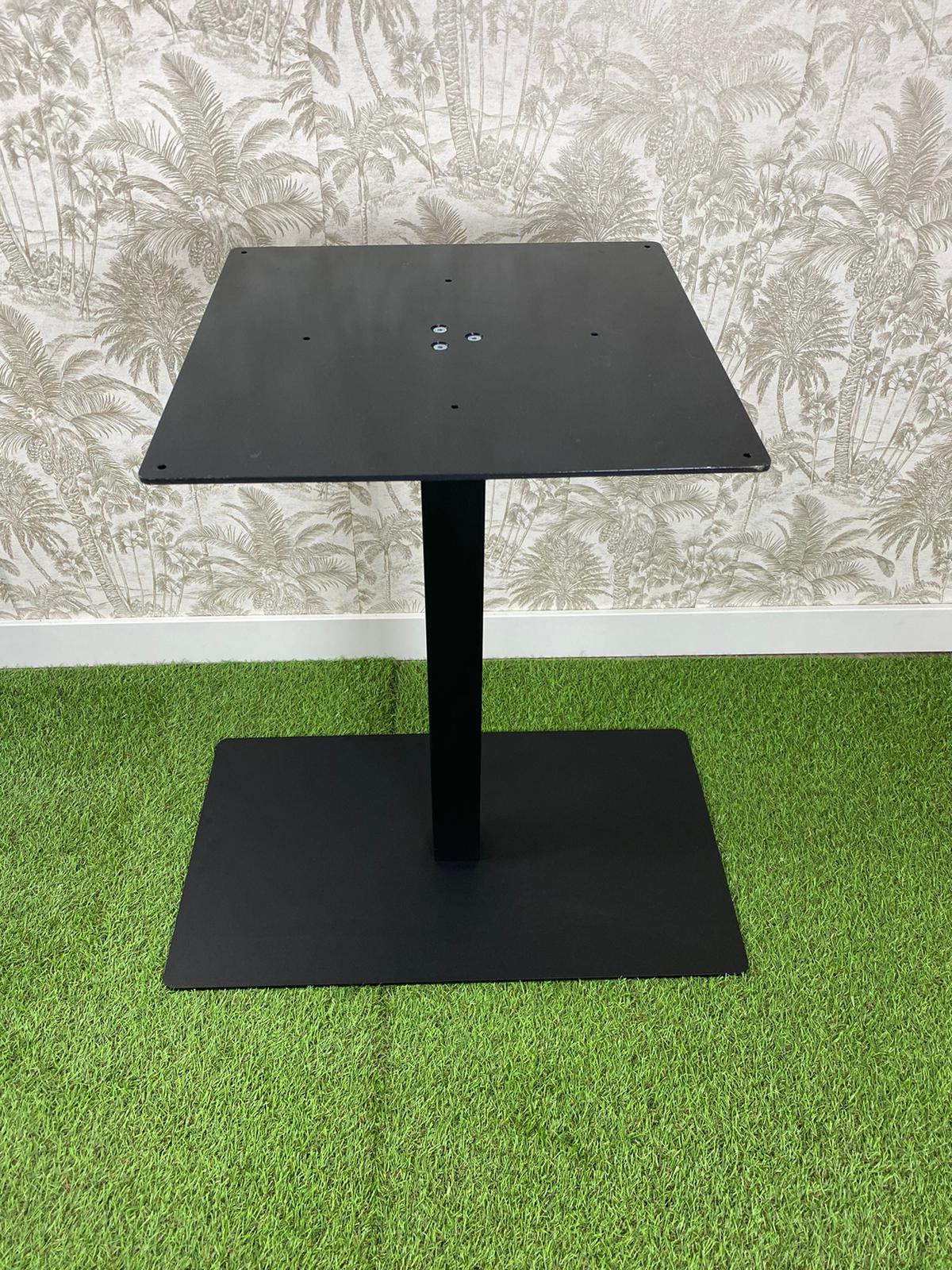 base de mesa doble con 1 solo tubo 