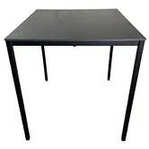 Mesa de exterior tablero mármol negro