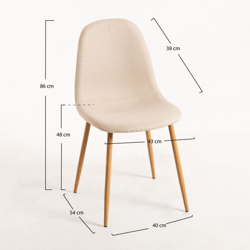 silla elephant tela beige
