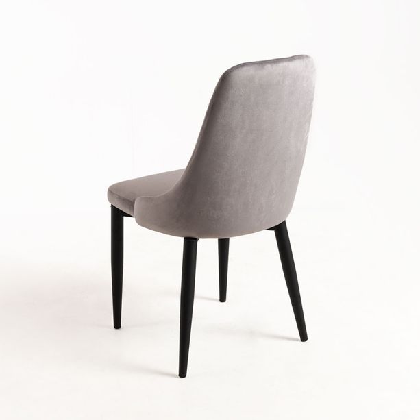 silla snake terciopelo gris