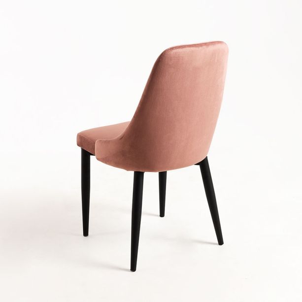 silla snake terciopelo rosa