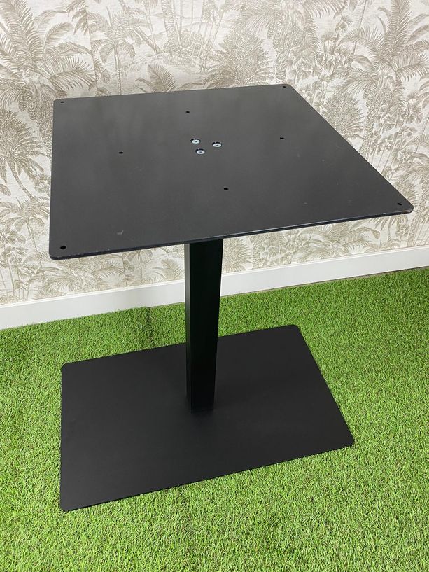 base de mesa doble con 1 solo tubo 