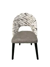 Silla SAHARA: Modelo gris con curvas