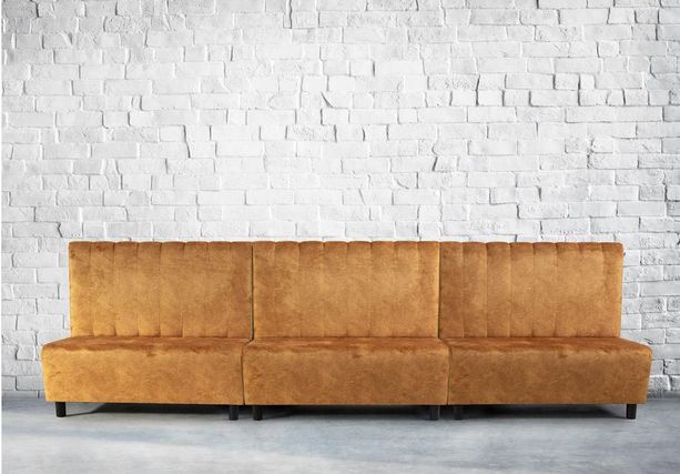 sofa para hostelería tipo hamburguesería