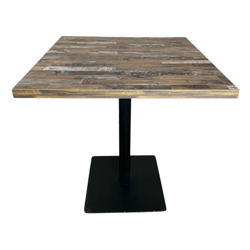 Mesa vintage con tablero laminado 