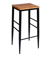 Taburete Nantes ''ASIENTO MADERA MACIZA''