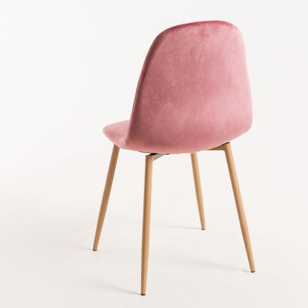 silla elephant terciopelo rosa