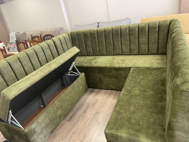 Sofá con almacenamiento para hostelería