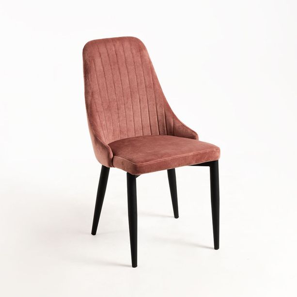 silla snake terciopelo rosa