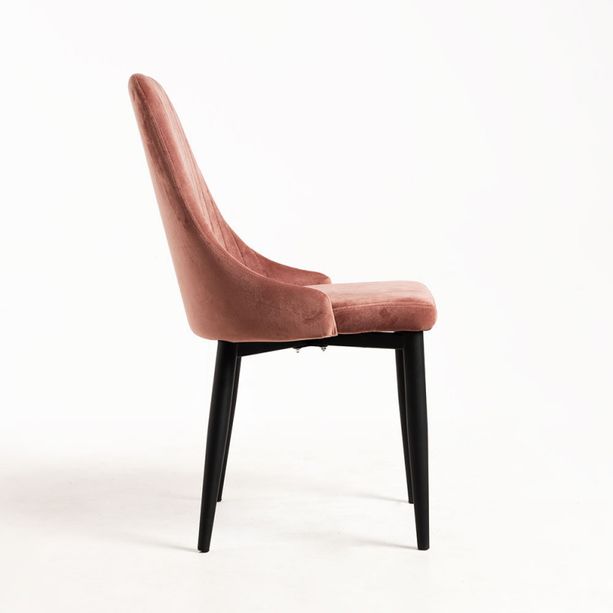 silla snake terciopelo rosa