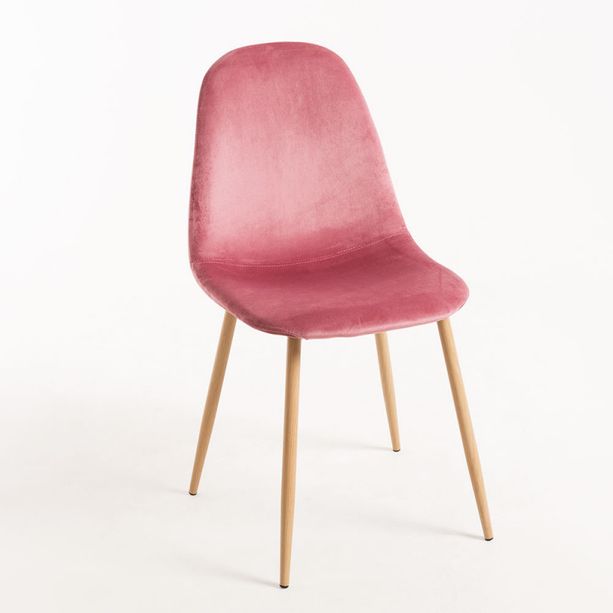 silla elephant terciopelo rosa