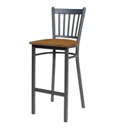 Taburete Boston ''ASIENTO MADERA MACIZA''