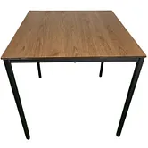 Mesa exterior tablero compacto tipo roble